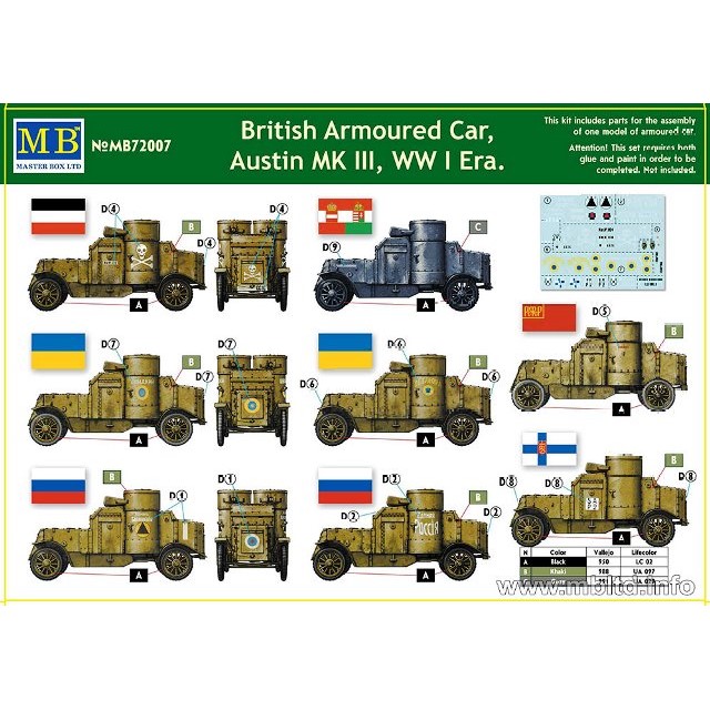 British Armored Car - Austin Mk III - WWI Era