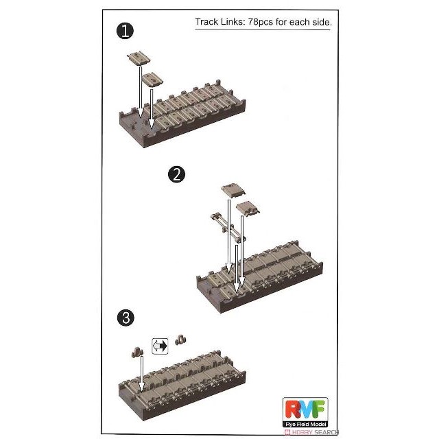 US M1A1/M1A2 T-158 "Big Foot" Workable Track Link