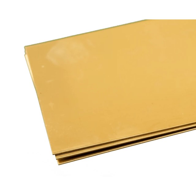 0,13mm x 102mm x 254mm 1 Pcs Brass Sheet 