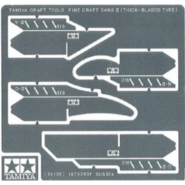 Fine Craft Saws III (Thick - Bladed Type)