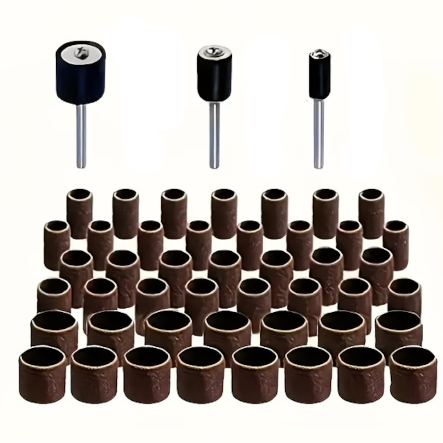 Sanding Drum Kit for Drill Press And Electric Drill, Including Rubber Drum Mandrel Drum Kit 