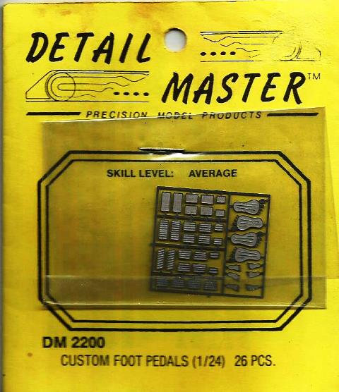 Custom Foot Pedals Photo Etched Parts Set