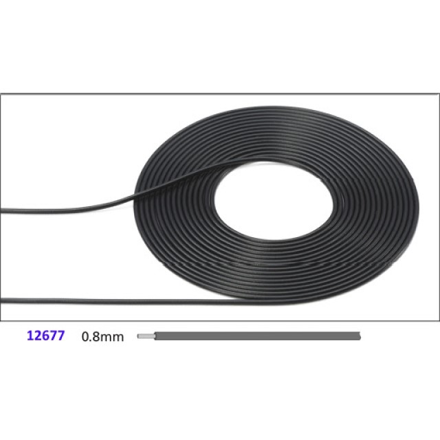 Cable 0.8mm OD (Black)