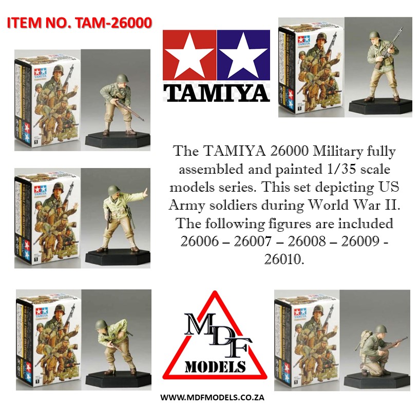Fully assembled & painted 1/35 scale models series