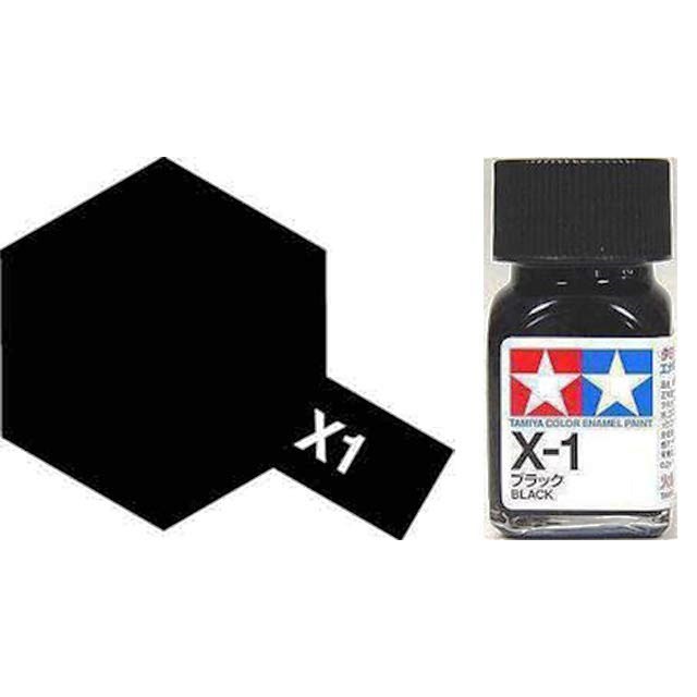 X-1 Black - Gloss - Enamel Paint