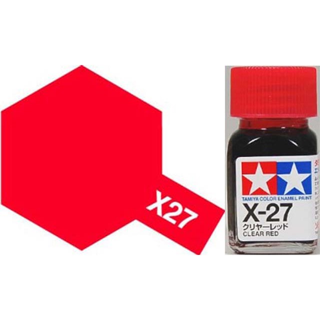 X-27 Clear Red - Gloss - Enamel Paint
