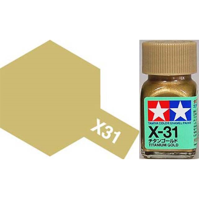 X-31 Titanium Gold - Gloss - Enamel Paint